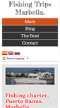Mobile Screenshot of marbellafishingcharter.com